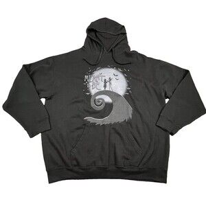 Disney The Nightmare Before Christmas Jack Skellington Men's‎ Hoodie Size 2XL
